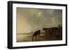 River Landscape with Cows-Aelbert Cuyp-Framed Art Print