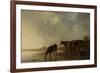 River Landscape with Cows-Aelbert Cuyp-Framed Art Print