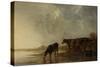 River Landscape with Cows-Aelbert Cuyp-Stretched Canvas