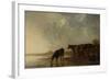 River Landscape with Cows-Aelbert Cuyp-Framed Art Print