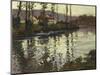 River Landscape with Ducks-Fritz Thaulow-Mounted Giclee Print