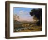 River Landscape with Goatherd-Claude Lorraine-Framed Giclee Print