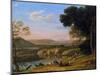 River Landscape with Goatherd-Claude Lorraine-Mounted Giclee Print