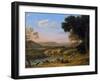 River Landscape with Goatherd-Claude Lorraine-Framed Giclee Print