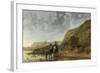 River Landscape with Riders, 1653-7-Aelbert Cuyp-Framed Giclee Print