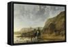River Landscape with Riders, 1653-7-Aelbert Cuyp-Framed Stretched Canvas