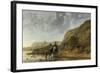River Landscape with Riders-Aelbert Cuyp-Framed Art Print