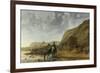 River Landscape with Riders-Aelbert Cuyp-Framed Premium Giclee Print