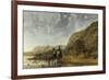 River Landscape with Riders-Aelbert Cuyp-Framed Art Print