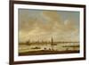 River Landscape with View of Vianen-Jan Van Goyen-Framed Premium Giclee Print