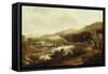 River Landscape-Thomas Doughty-Framed Stretched Canvas