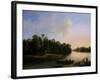 River Landscape-Otto Wagner-Framed Premium Giclee Print