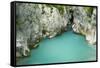 River Lepenjica Flowing Through Narrow Gap in Rocks, Triglav National Park, Slovenia, June 2009-Zupanc-Framed Stretched Canvas