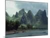 River Li Between Gweilin and Yangshuo in Guangxi Province, China-Woolfitt Adam-Mounted Photographic Print