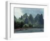 River Li Between Gweilin and Yangshuo in Guangxi Province, China-Woolfitt Adam-Framed Photographic Print