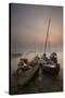 River Life, Irrawaddy River, Manadalay, Myanmar (Burma), Asia-Colin Brynn-Stretched Canvas