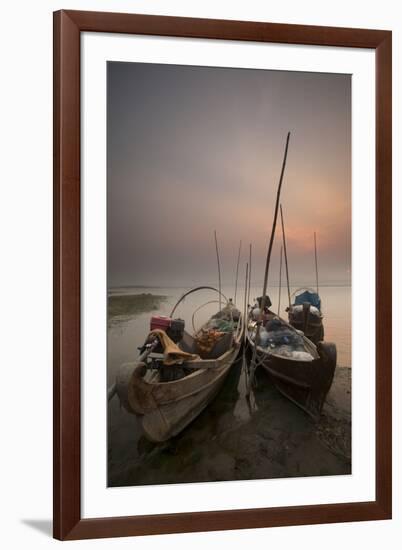 River Life, Irrawaddy River, Manadalay, Myanmar (Burma), Asia-Colin Brynn-Framed Photographic Print