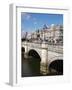 River Liffey and O'Connell Bridge, Dublin, Republic of Ireland, Europe-Hans Peter Merten-Framed Photographic Print