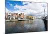 River Liffey Flowing Through Dublin, Republic of Ireland-Michael Runkel-Mounted Photographic Print