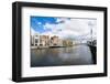 River Liffey Flowing Through Dublin, Republic of Ireland-Michael Runkel-Framed Photographic Print