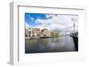 River Liffey Flowing Through Dublin, Republic of Ireland-Michael Runkel-Framed Photographic Print