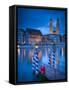 River Limmat and Grossmunster Church, Zurich, Switzerland-Jon Arnold-Framed Stretched Canvas