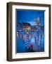 River Limmat and Grossmunster Church, Zurich, Switzerland-Jon Arnold-Framed Photographic Print