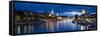 River Limmat, Zurich, Switzerland-Jon Arnold-Framed Stretched Canvas