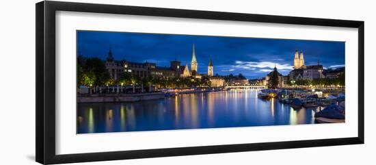 River Limmat, Zurich, Switzerland-Jon Arnold-Framed Photographic Print