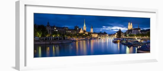 River Limmat, Zurich, Switzerland-Jon Arnold-Framed Photographic Print