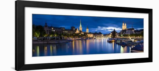 River Limmat, Zurich, Switzerland-Jon Arnold-Framed Photographic Print