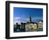 River Limmat, Zurich, Switzerland-Walter Bibikow-Framed Photographic Print