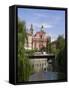 River Ljubljanica, Ljubljana, Slovenia, Europe-Lawrence Graham-Framed Stretched Canvas