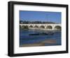 River Loire and Wilson Bridge, Tours, Centre, France, Europe-Thouvenin Guy-Framed Photographic Print