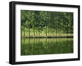 River Lot Near Entraygues, Midi Pyrenees, France-Michael Busselle-Framed Photographic Print