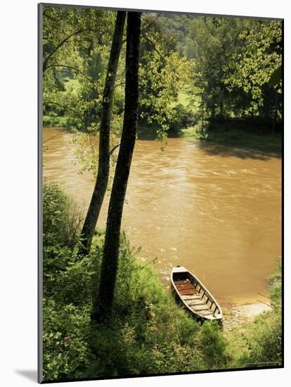 River Lot Near Estang, Midi Pyrenees, France-Michael Busselle-Mounted Photographic Print