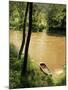 River Lot Near Estang, Midi Pyrenees, France-Michael Busselle-Mounted Photographic Print
