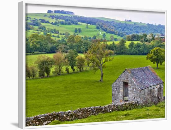 River Manifold Valley Near Ilam, Peak District National Park, Derbyshire, England-Alan Copson-Framed Photographic Print