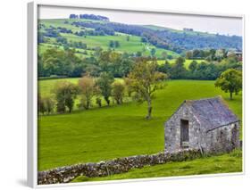 River Manifold Valley Near Ilam, Peak District National Park, Derbyshire, England-Alan Copson-Framed Photographic Print