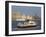 River Mersey Ferry and the Three Graces, Liverpool, Merseyside, England, United Kingdom, Europe-Charles Bowman-Framed Photographic Print