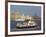 River Mersey Ferry and the Three Graces, Liverpool, Merseyside, England, United Kingdom, Europe-Charles Bowman-Framed Photographic Print