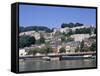 River Meuse and Citadel, Namur, Belgium-Danielle Gali-Framed Stretched Canvas