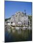 River Meuse in the Old Town of Dinant, Ardennes, Belgium-Hans Peter Merten-Mounted Photographic Print