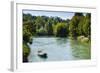 River Mincio, Valeggio Sul Mincio, Verona Province, Veneto, Italy, Europe-Nico-Framed Photographic Print