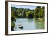 River Mincio, Valeggio Sul Mincio, Verona Province, Veneto, Italy, Europe-Nico-Framed Photographic Print