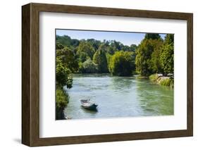 River Mincio, Valeggio Sul Mincio, Verona Province, Veneto, Italy, Europe-Nico-Framed Photographic Print