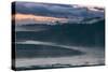 River Mist at Sunrise, Yellowstone National Park Wyoming-Vincent James-Stretched Canvas