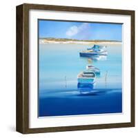 River Moorings-Craig Trewin Penny-Framed Art Print