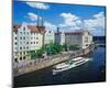 River Nikolai Church Berlin-null-Mounted Art Print