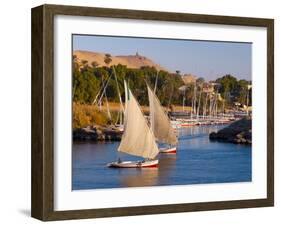 River Nile, Aswan, Upper Egypt, Egypt, North Africa, Africa-Alan Copson-Framed Photographic Print